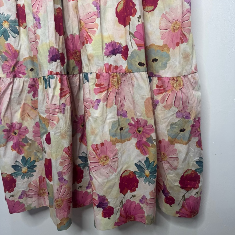 NWT Anthropologie Entro “Violet & Vanilla” Floral Tiered Maxi Dress Plus Size 1X - Picture 7 of 12